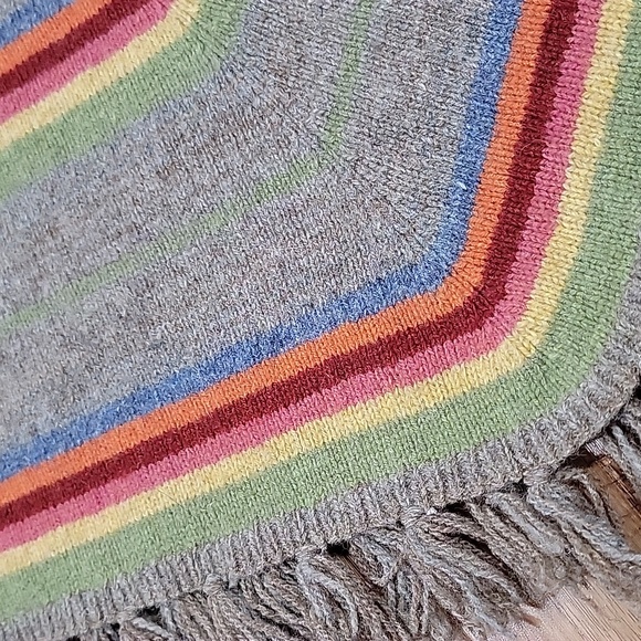 Vintage Ralph Lauren Lambswool Serape Poncho - Picture 11 of 14